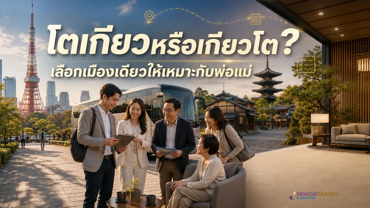 โตเกียวหรือเกียวโต พาพ่อแม่ไปเมืองไหนถ้าเลือกได้เมืองเดียว